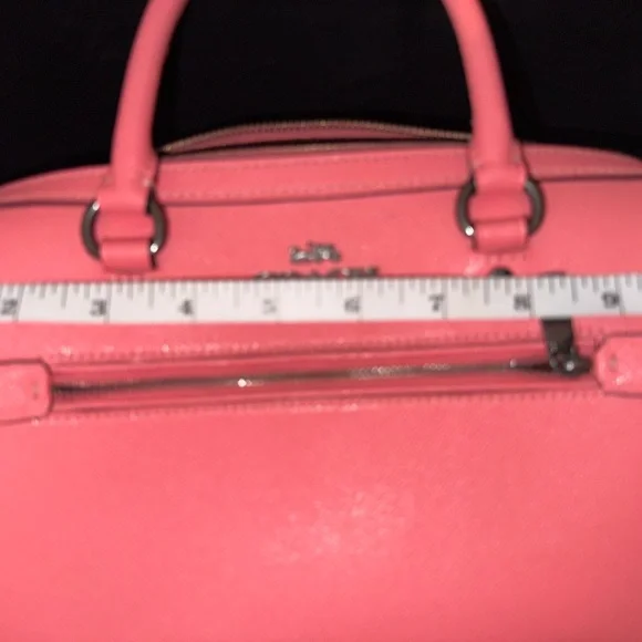 Coach Coral Leather Satchel and Matching Wallet - Picture 8 of 16